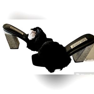 Women’s black diamond heels